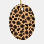 Cheetah Pattern Keramikornament (Hinten)