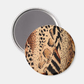 Cheetah Pattern Magnet (Vorderseite/Rückseite)