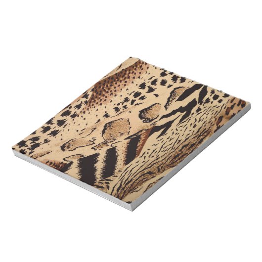 Cheetah Pattern Notizblock (Rotiert)