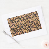Cheetah Pattern Rechteckiger Aufkleber (Umschlag)