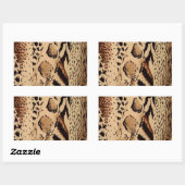 Cheetah Pattern Rechteckiger Aufkleber (Blatt)