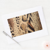 Cheetah Pattern Rechteckiger Aufkleber (Umschlag)
