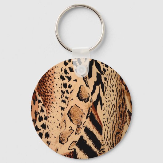 Cheetah Pattern Schlüsselanhänger (Vorderseite)