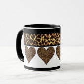 Cheetah Pattern Tasse (Vorderseite Links)