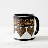 Cheetah Pattern Tasse (VorderseiteRechts)
