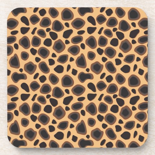 Cheetah Pattern Untersetzer (Vorderseite)