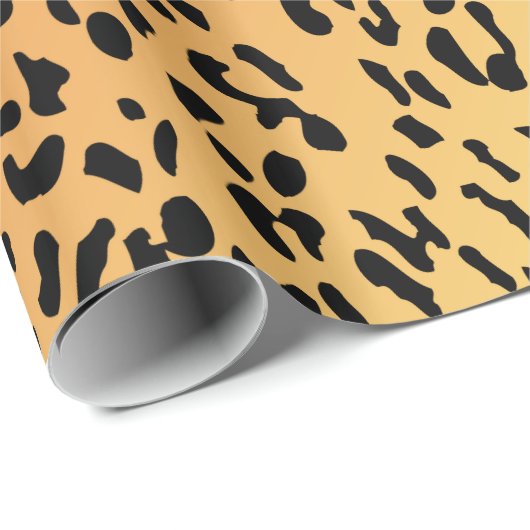Cheetah Pattern Wrapping Paper Geschenkpapier (Rolleneckpunkt)