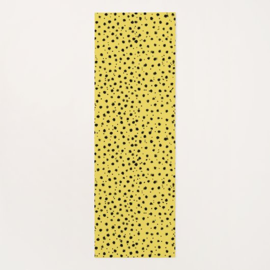 Cheetah Pattern Yogamatte (Rückseite)