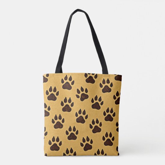 Cheetah Paw Print Bag / Tote Tasche (Rückseite)