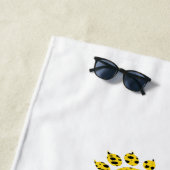 Cheetah Paw Print Beach Handtuch (Beispiel)