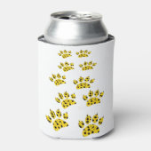 Cheetah Paw Print Dosenkühler (Kanne Vorderseite)