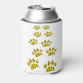 Cheetah Paw Print Dosenkühler (Kanne Rückseite)