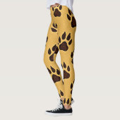 Cheetah Paw Print  Leggings (Links)