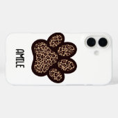 cheetah paw print phone case (Rückseite (Horizontal))