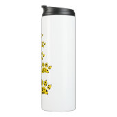 Cheetah Paw Print Thermosbecher (Nach rechts gedreht)