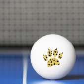 Cheetah Paw Print Tischtennisball (Netto)