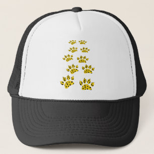 Cheetah Paw Print Truckerkappe