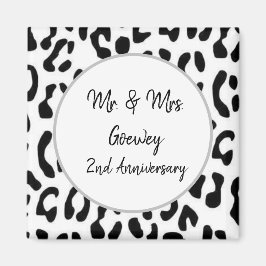 Cheetah Personalisieren Celebration Template Magnet