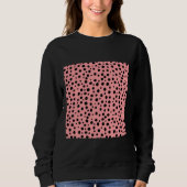 Cheetah Pink Pattern Sweatshirt (Vorderseite)
