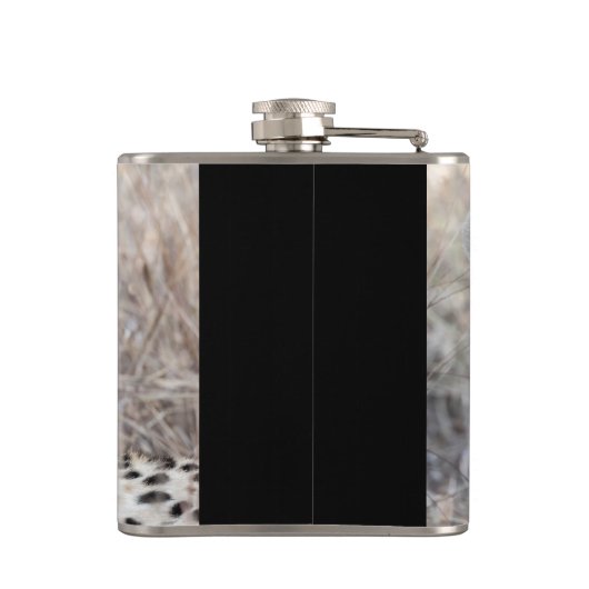 Cheetah Portrait Flachmann (Rückseite)