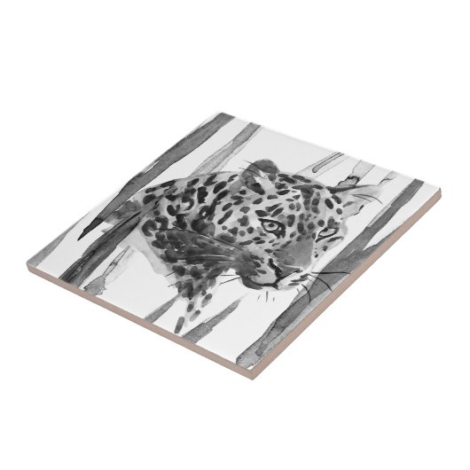 Cheetah Portrait Fliese (Seite)