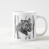 Cheetah Portrait Jumbo-Tasse (Rechts)
