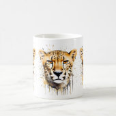Cheetah Portrait Kaffeetasse (Mittel)
