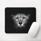 Cheetah Portrait Mouse Pad Mousepad (Mit Mouse)