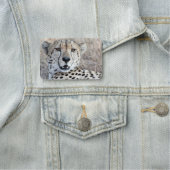 Cheetah Portrait Namensschild (Beispiel)