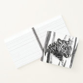 Cheetah Portrait Notizblock (Innenseite)