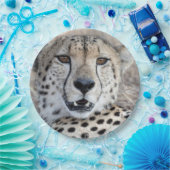 Cheetah Portrait Pappteller (Party)