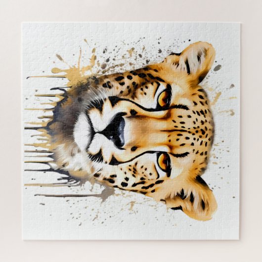 Cheetah Portrait Puzzle (Horizontal)