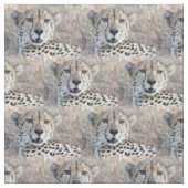 Cheetah Portrait Stoff (Muster)