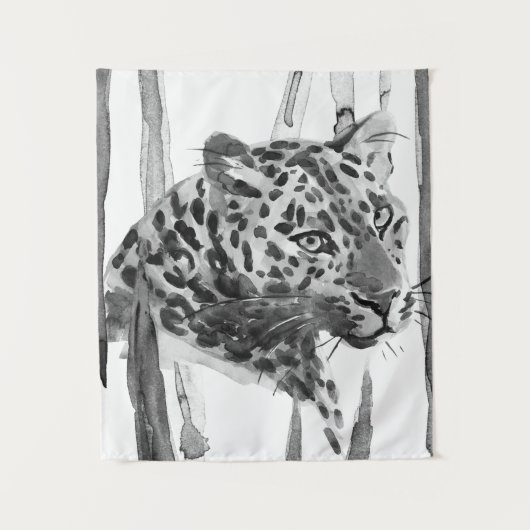Cheetah Portrait Wandteppich (Vorderseite)