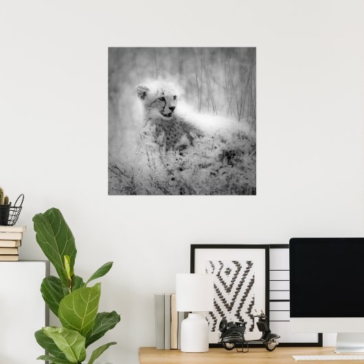 Cheetah Poster (Heimbüro)