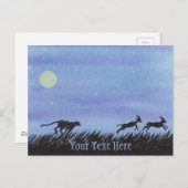 Cheetah Postkarte (Vorne/Hinten)