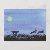 Cheetah Postkarte (Vorderseite)