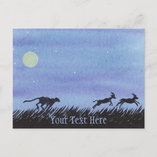 Cheetah Postkarte (Vorderseite)