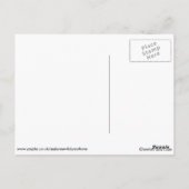 Cheetah Postkarte (Rückseite)