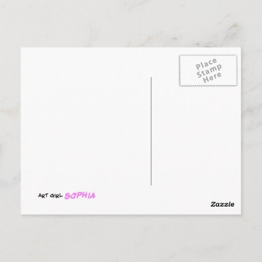 Cheetah Postkarten (Rückseite)