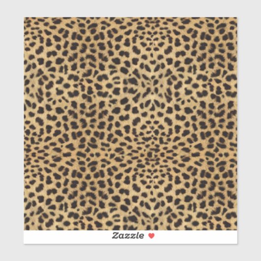 Cheetah Print Aufkleber (Blatt)