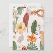 Cheetah Print Baby Dusche Einladung Safari Baby (Rückseite)