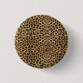Cheetah Print Button (Vorderseite)