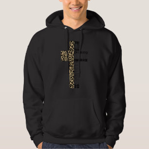 Cheetah Print Christlich Verse Spanische Frauen Es Hoodie