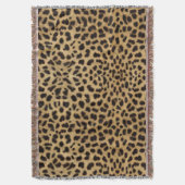 Cheetah Print Decke (Vorderseite Vertikal)