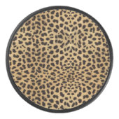 Cheetah Print Eishockey Puck (Vorderseite)