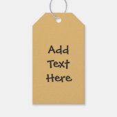 Cheetah Print Geschenkanhänger (Vorderseite)