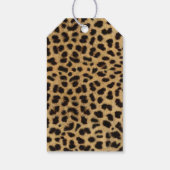 Cheetah Print Geschenkanhänger (Rückseite)