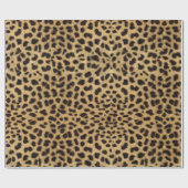 Cheetah Print Geschenkpapier (Flach)