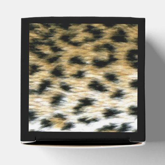 Cheetah Print Geschenkschachtel (Oben)